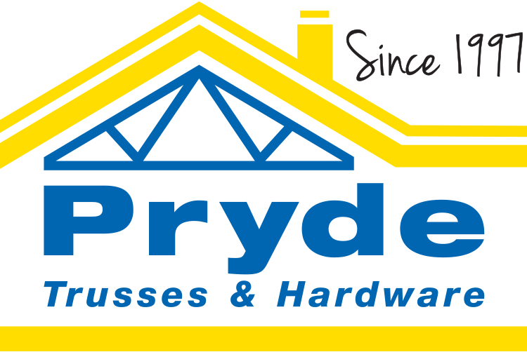 Pryde Trusses, Roofing Supplies and Hardware logo