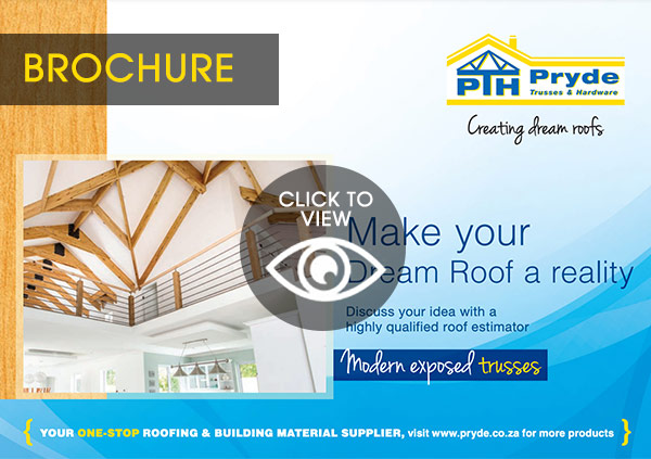 Click here button to view our exposed roof trusses brochrue